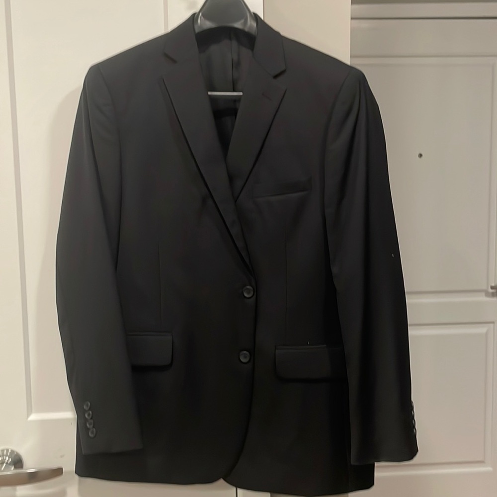 Men’s Stafford black suit coat